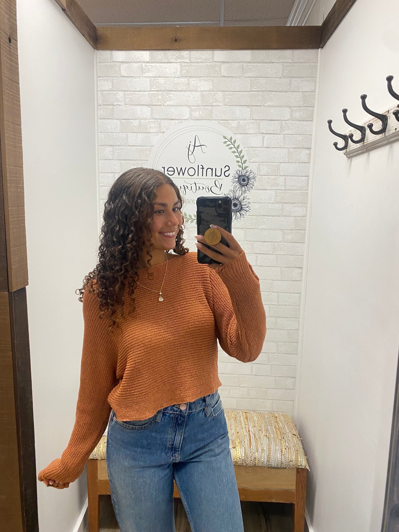Cinnamon Stroll Dolman Sweater
