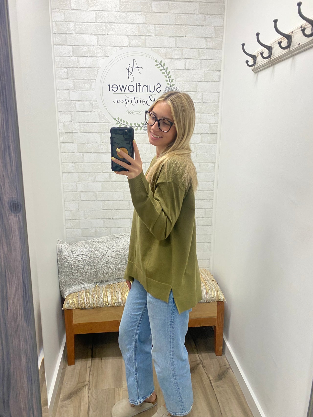All Seasons Sweater - Olive