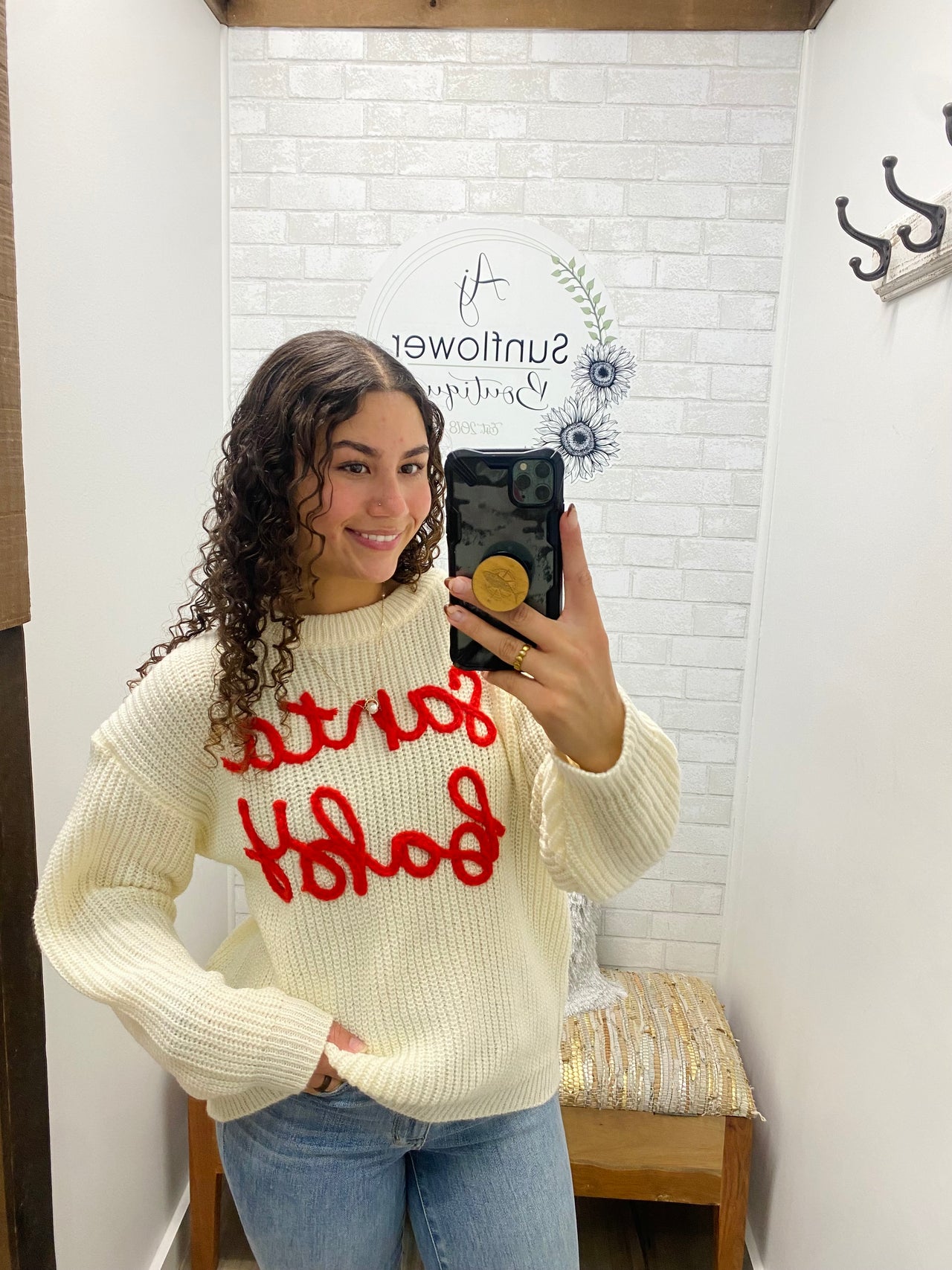 Santa Baby Chunky Knit Sweater