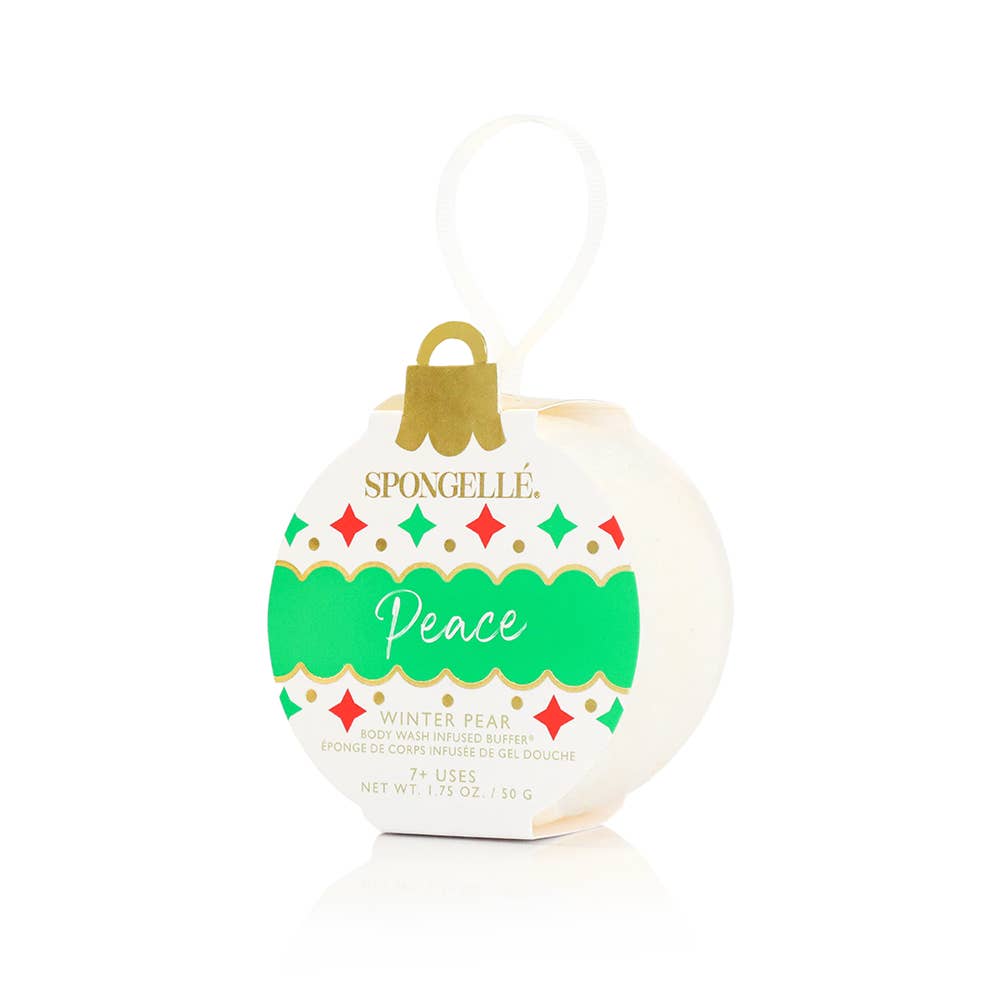 Holiday Ornament Buffer- Peace-Winter Pear