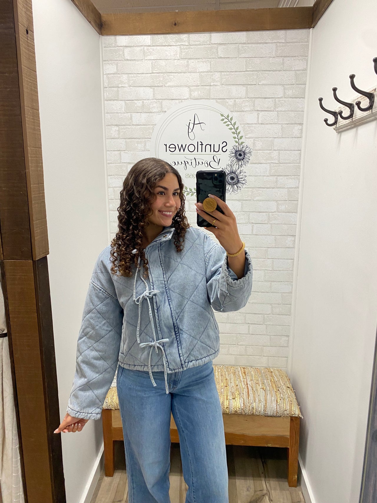 Weekender Denim Puffer