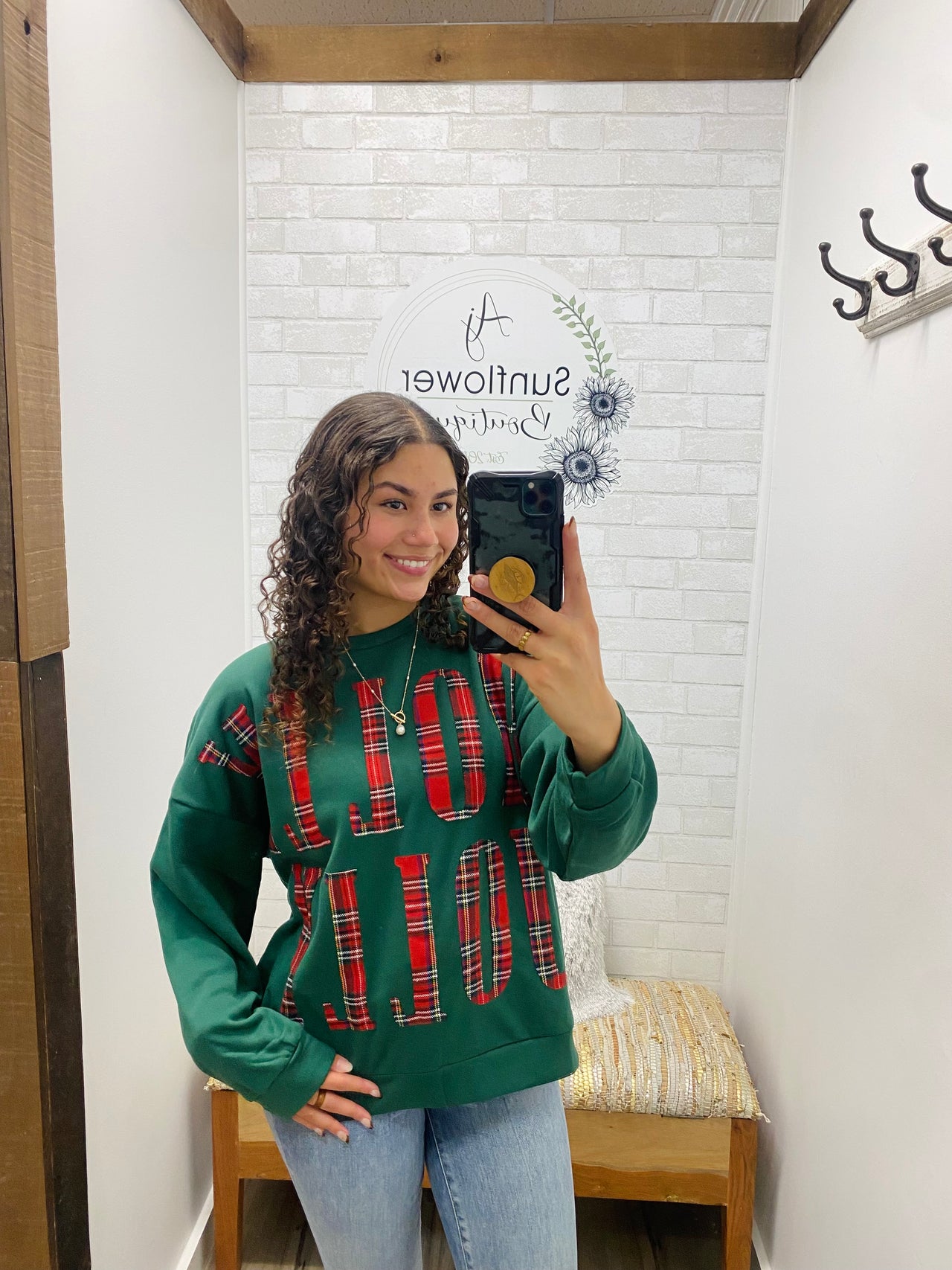 Holly Jolly Tartan Pullover