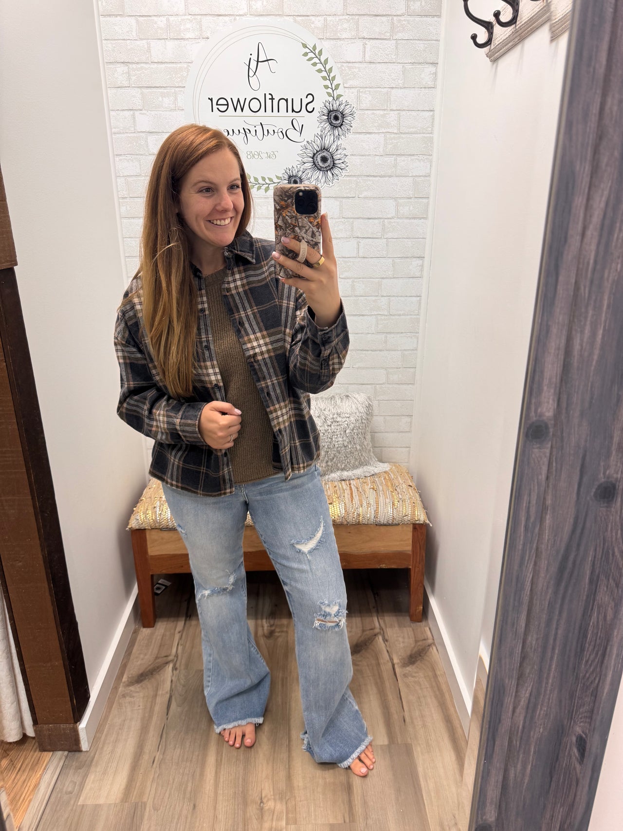 Maple Street Plaid Button-Up