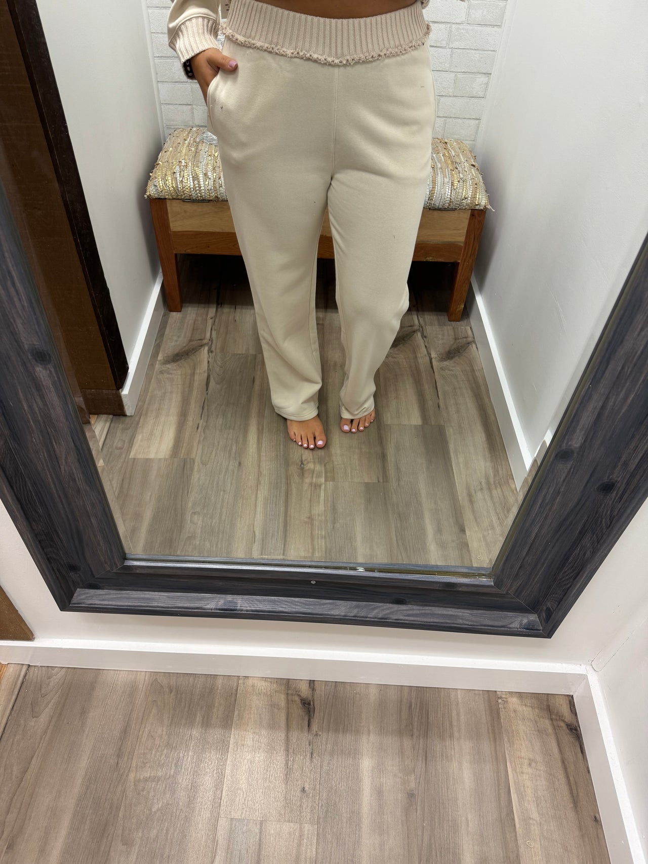 Morning Light Fleece Pant (Bone)