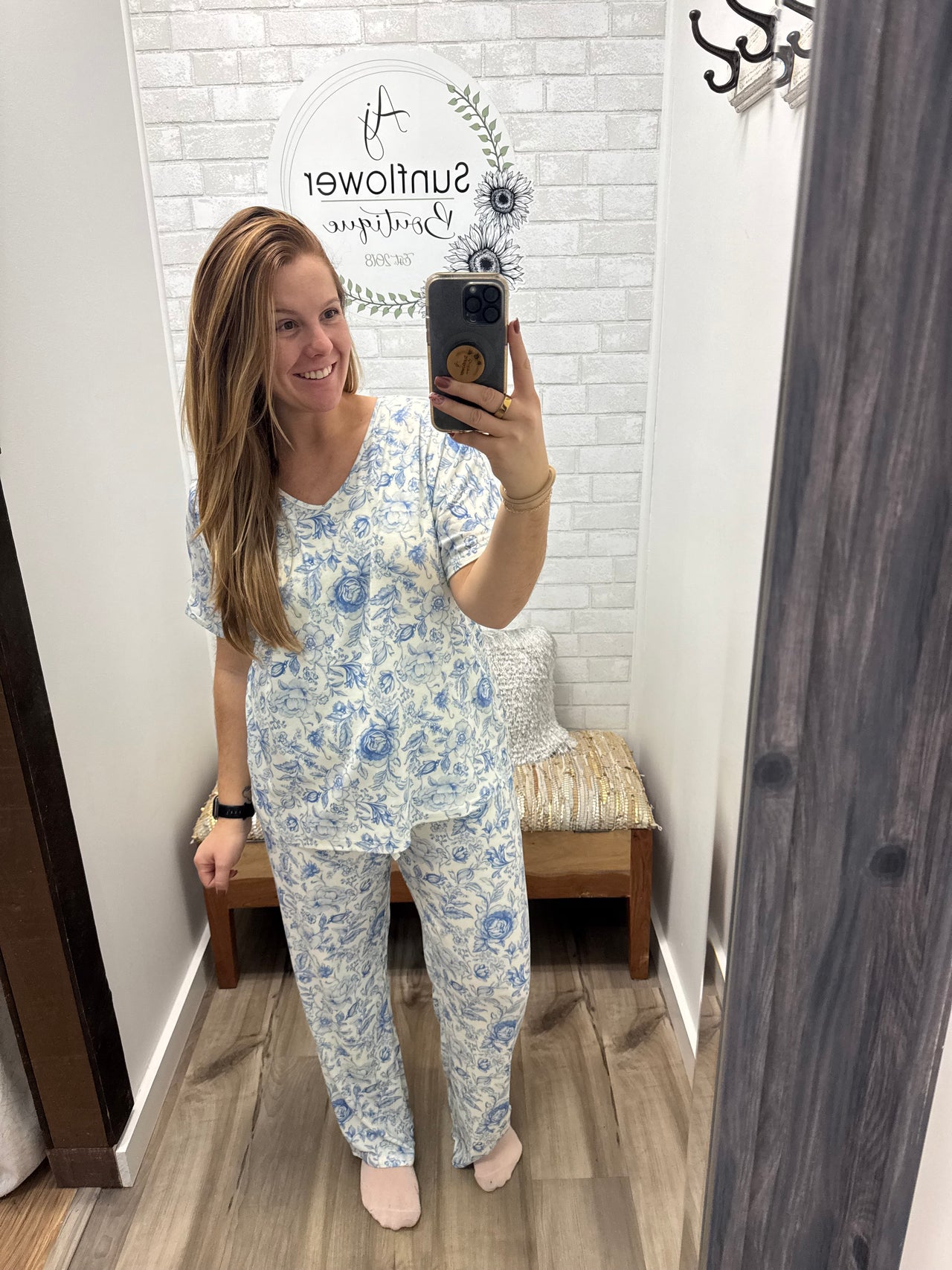 Winter Rose Dream Pajamas