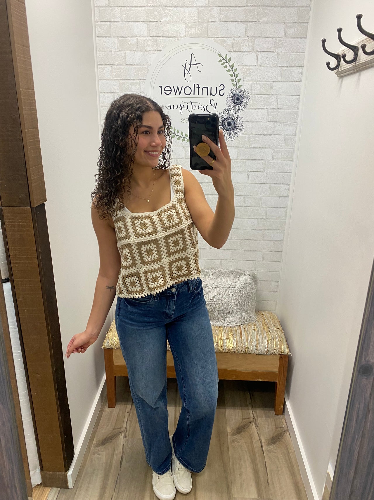 Garden Stroll Crochet Tank