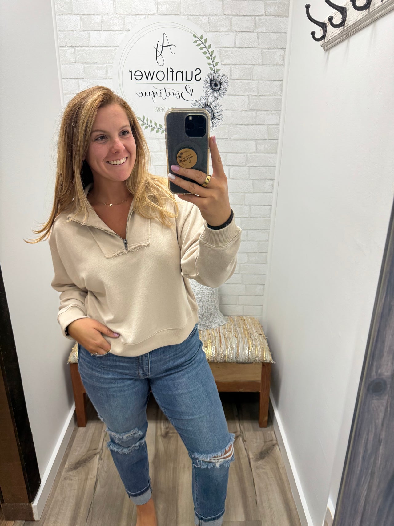 Seaside Mornings Quarter Zip