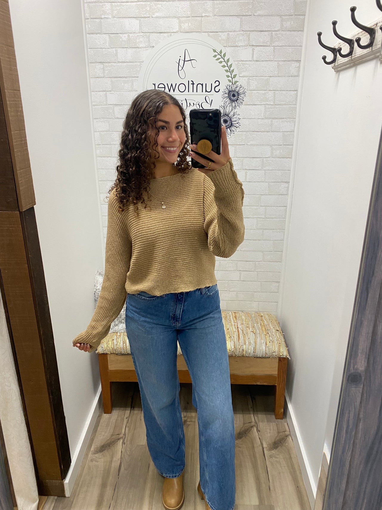 Coffee Cake Dolman Sweater