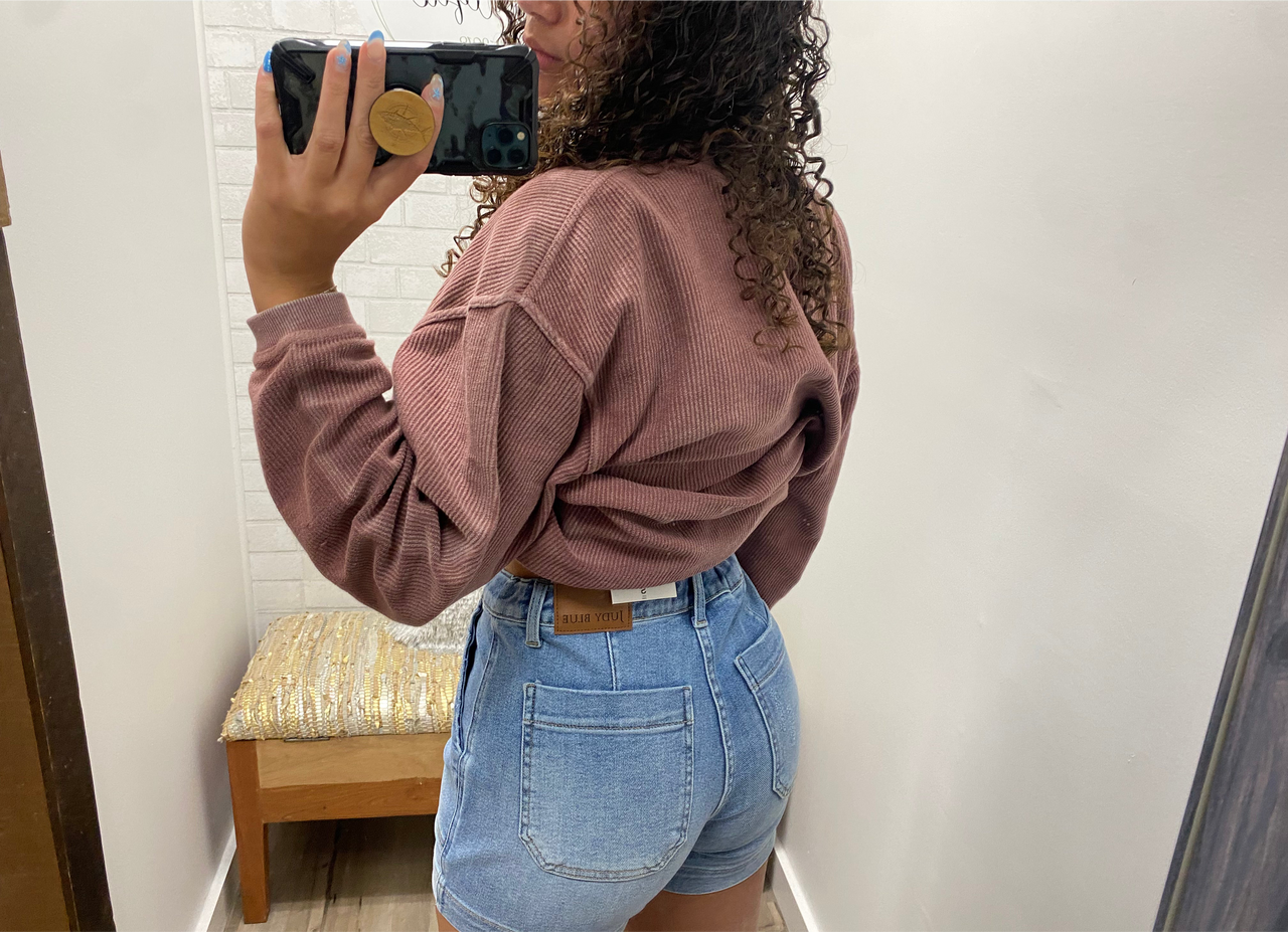 Salt Air Judy Blue Denim Shorts