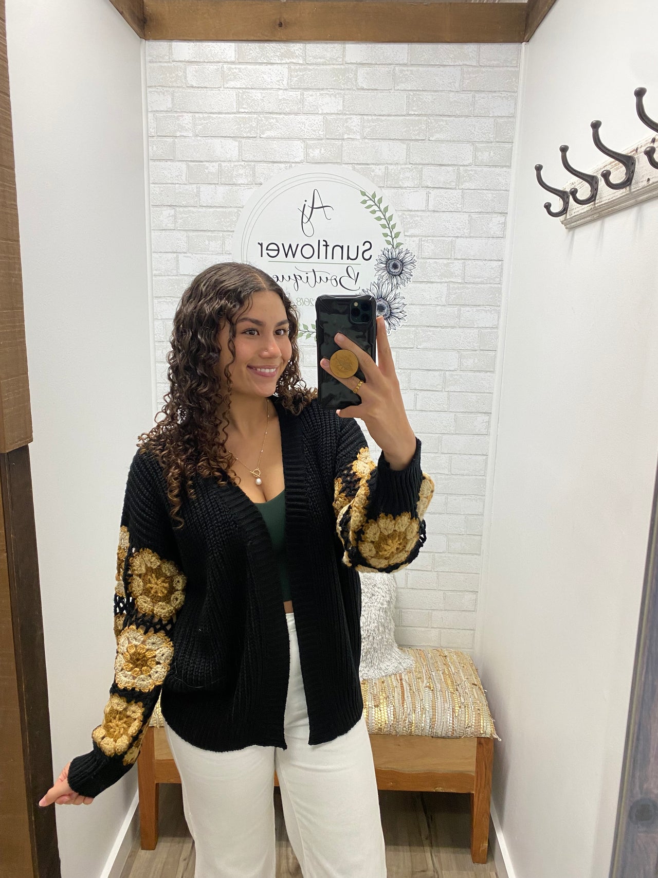 Winter Blossom Cardigan