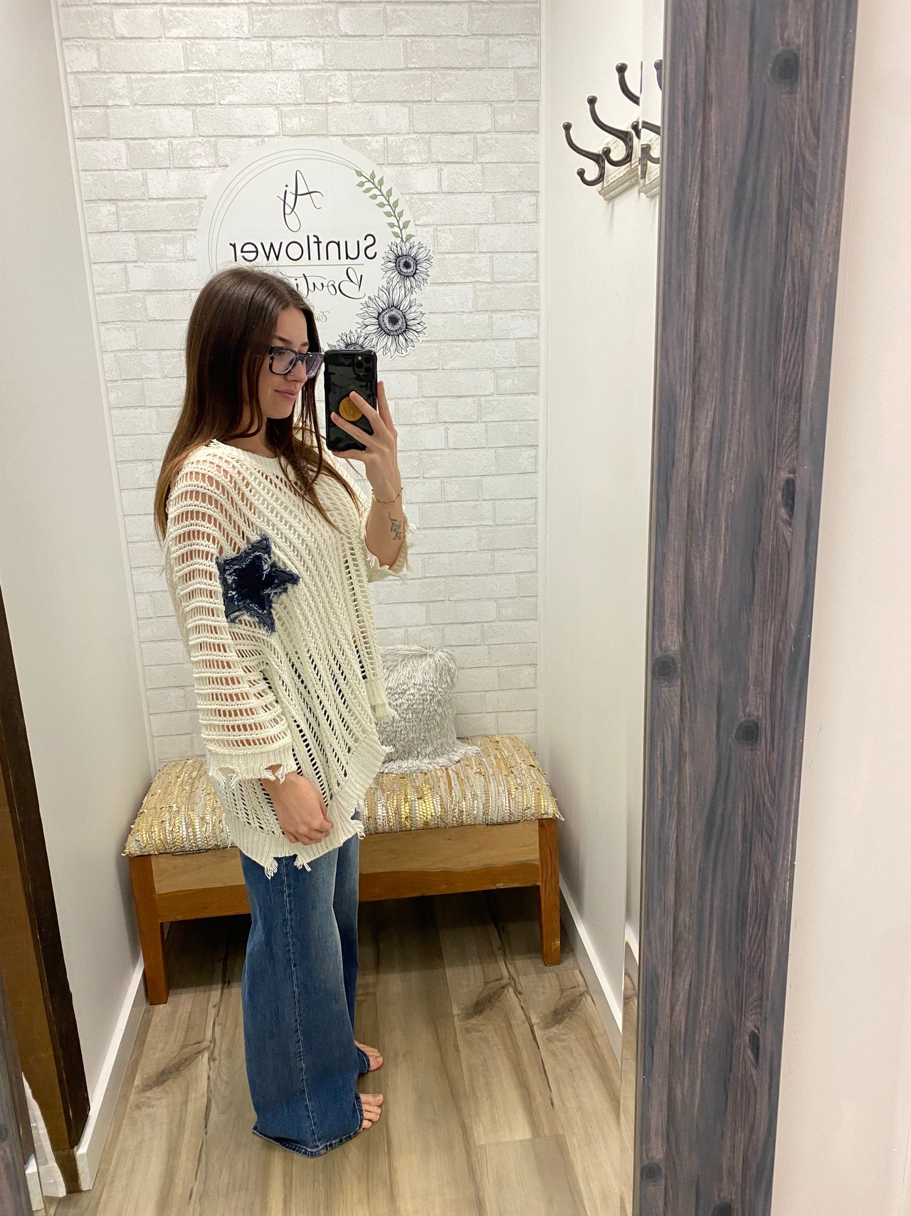 Montauk Star Stitch Sweater