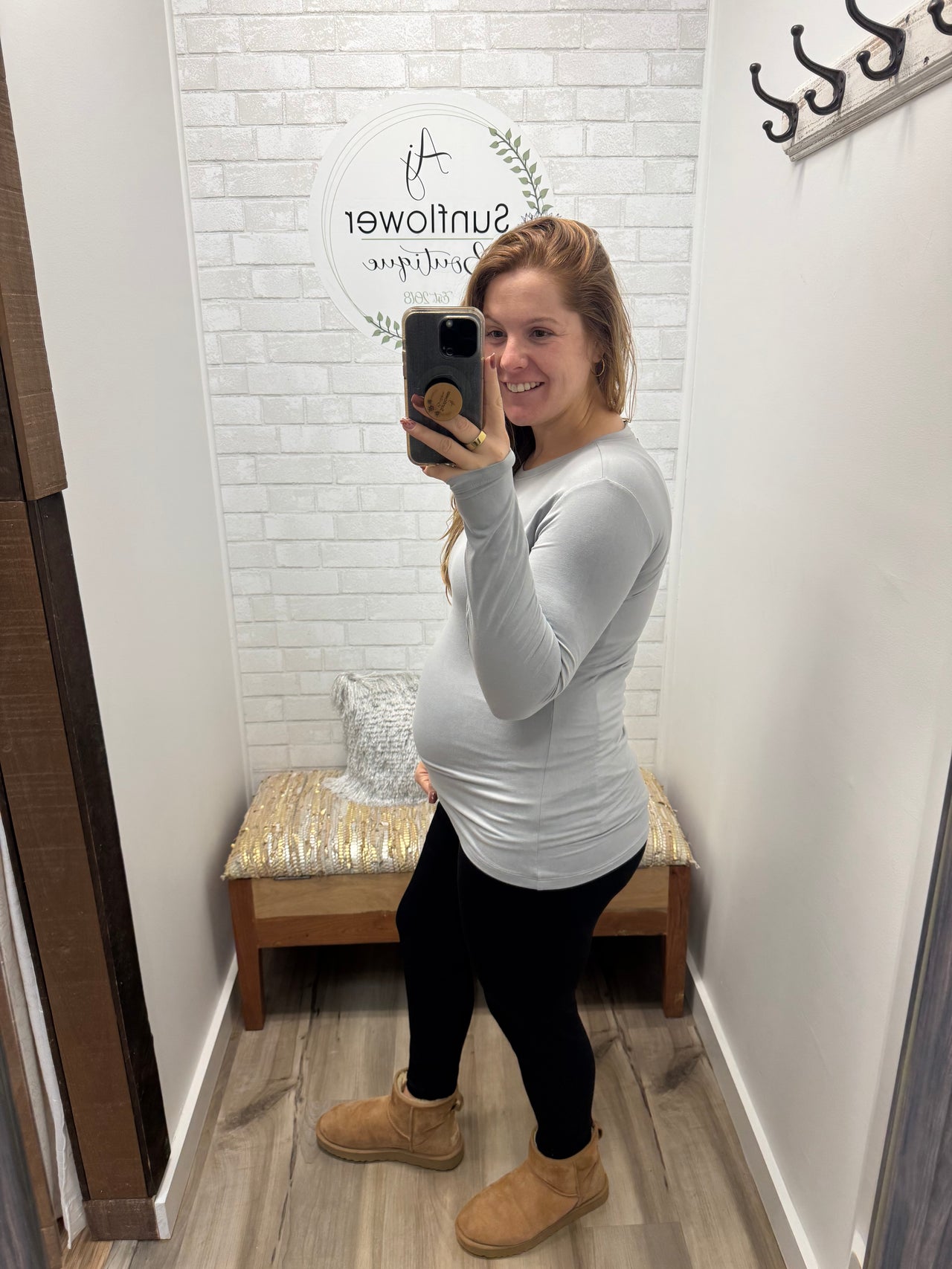 Everyday Long Sleeve Tee-Grey