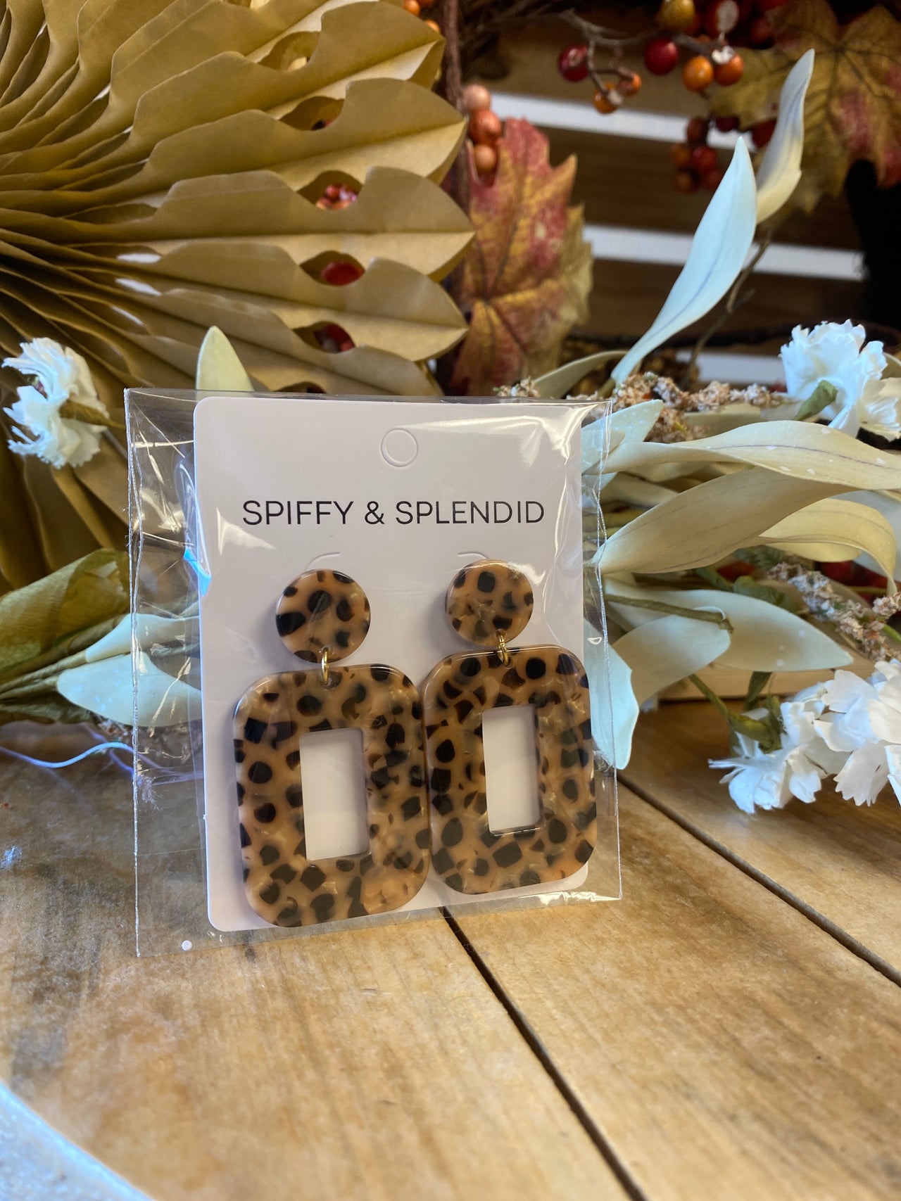 Margot Earrings - Cheetah