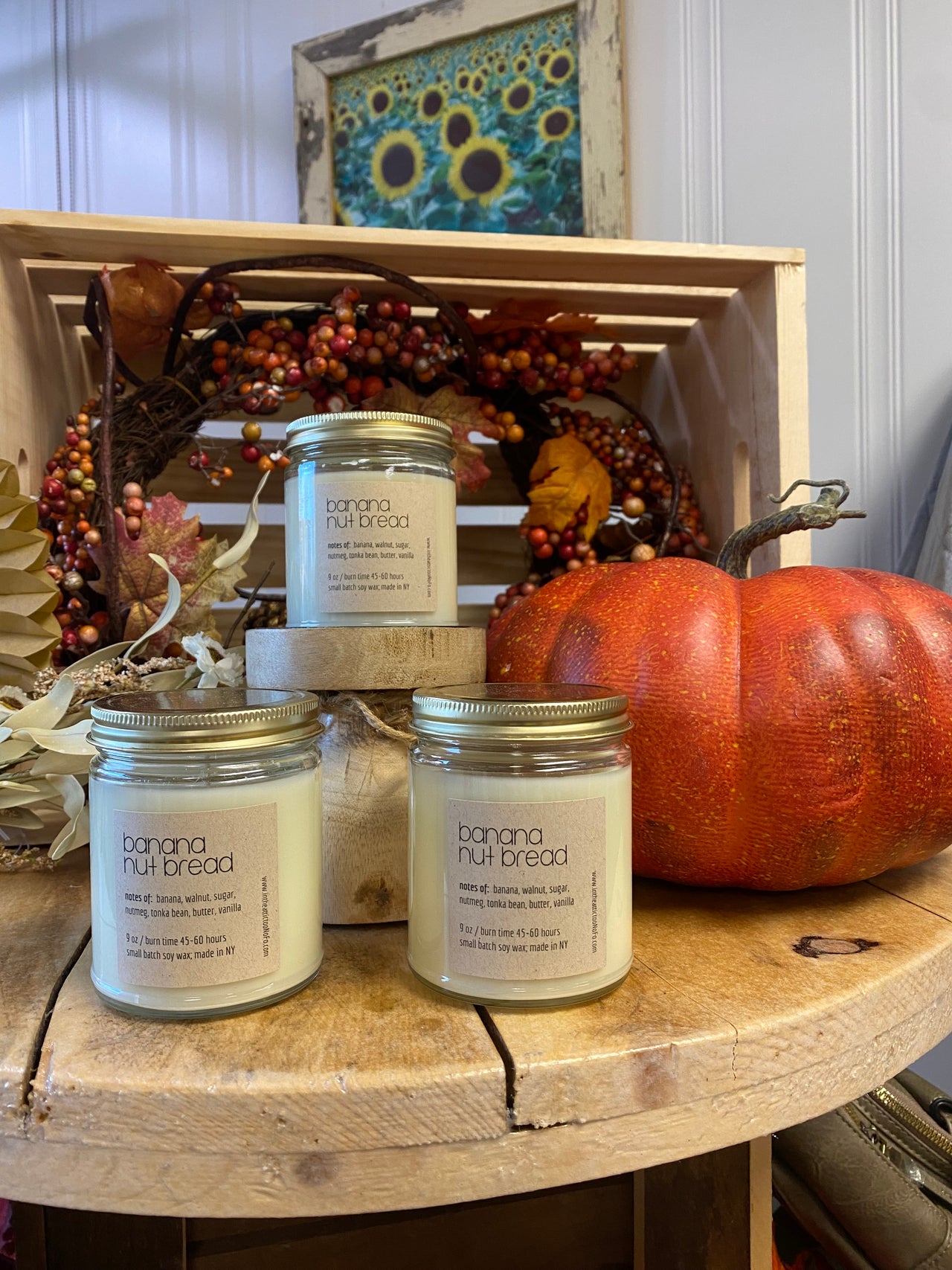 Banana Nut Bread Soy Candle