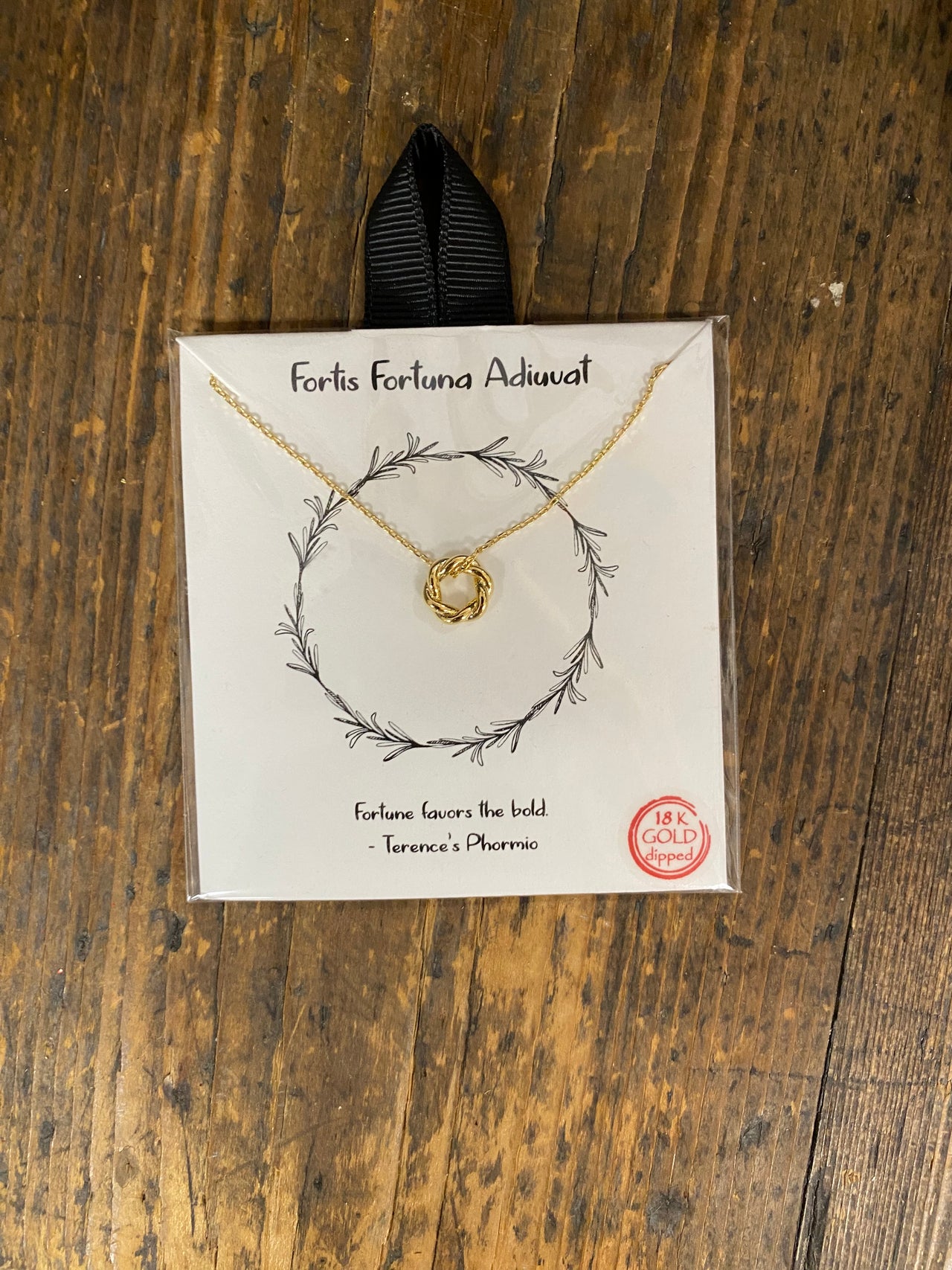 Fortune Ring Chain Necklace