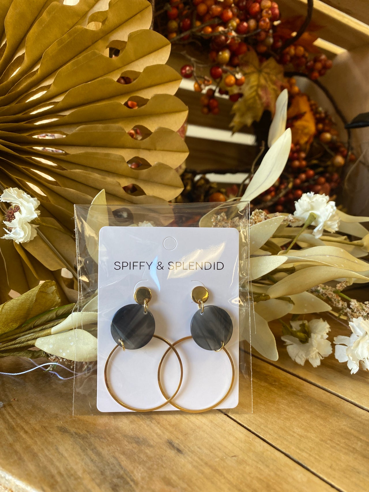 Sadie Earrings - Gray