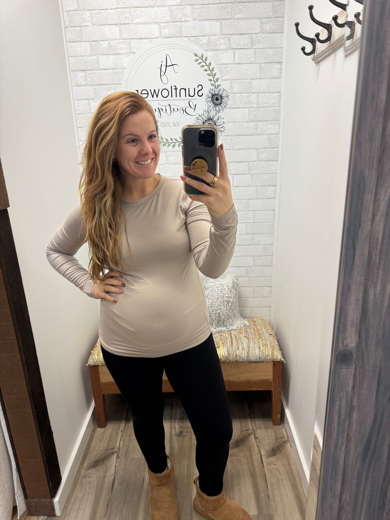 Everyday Long Sleeve Tee-Bone