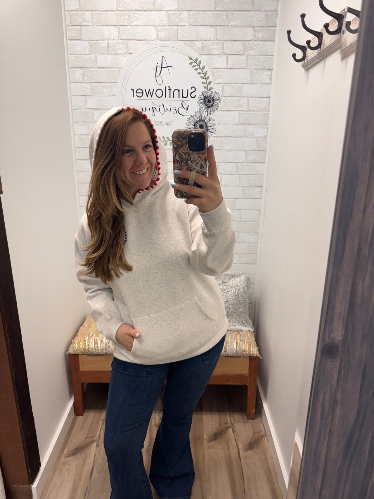 Embroidered Surf Wash Hoodie