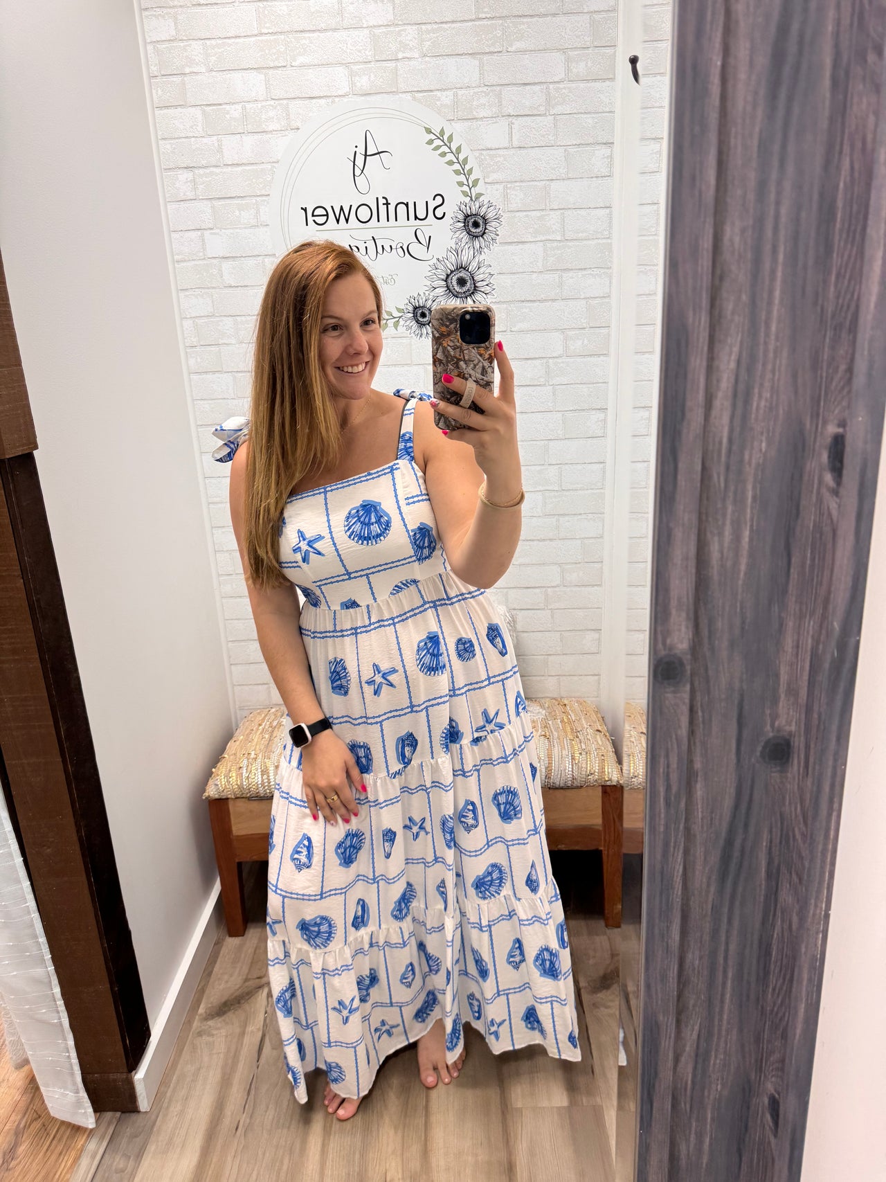 Seaside Stroll Maxi Dress