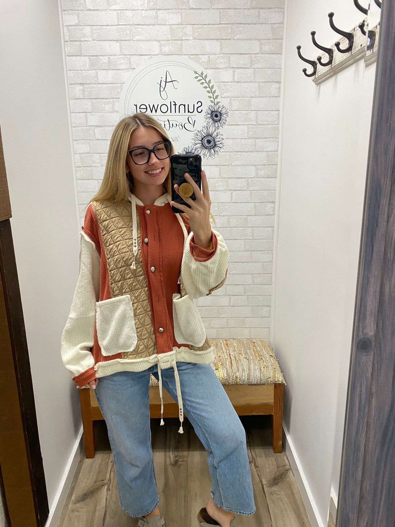 Pumpkin Latte Patchwork Jacket