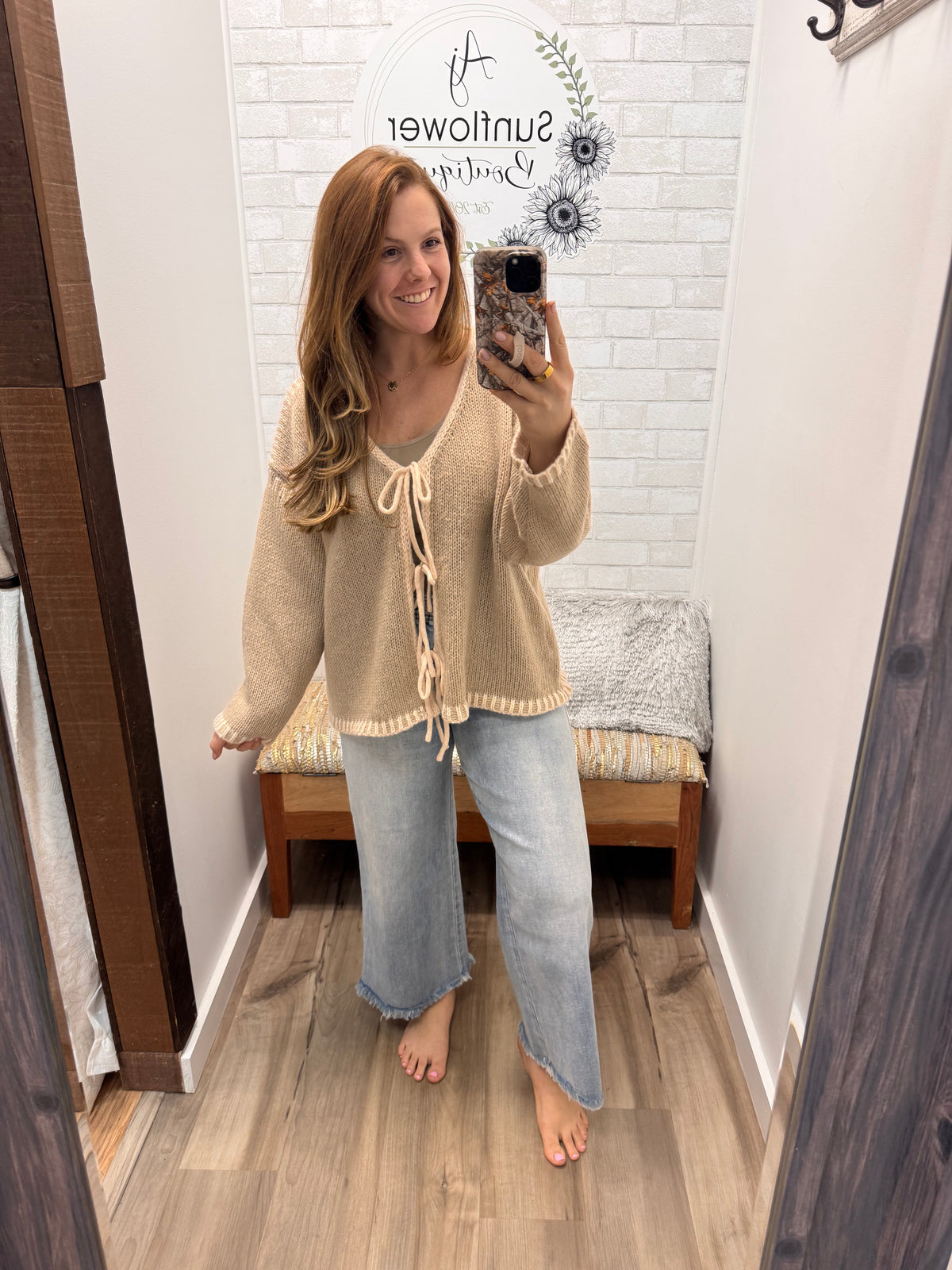 Sweet & Simple Tie Front Cardigan