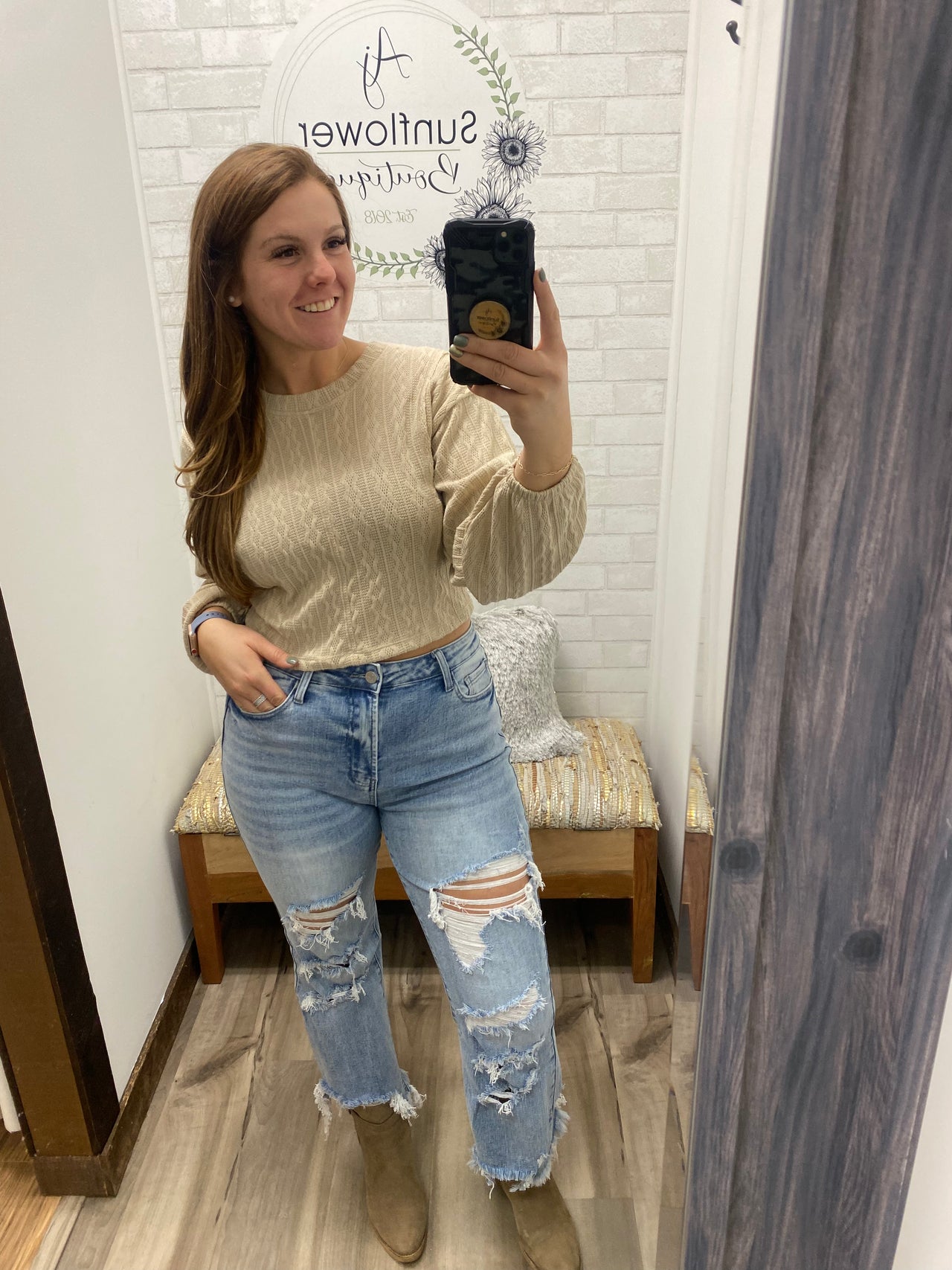 Ice Queen Knit Top