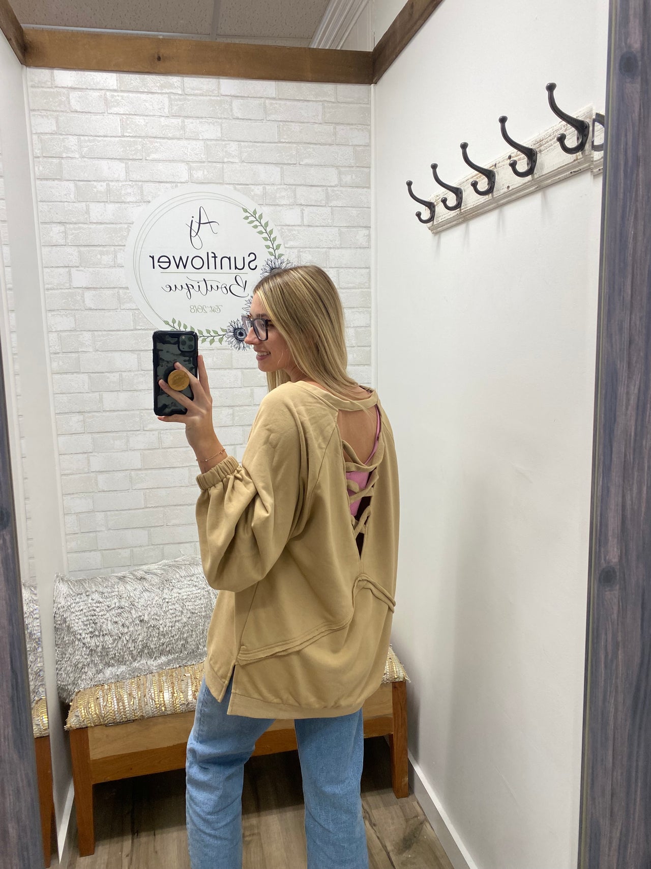 Cozy Crossback Pullover