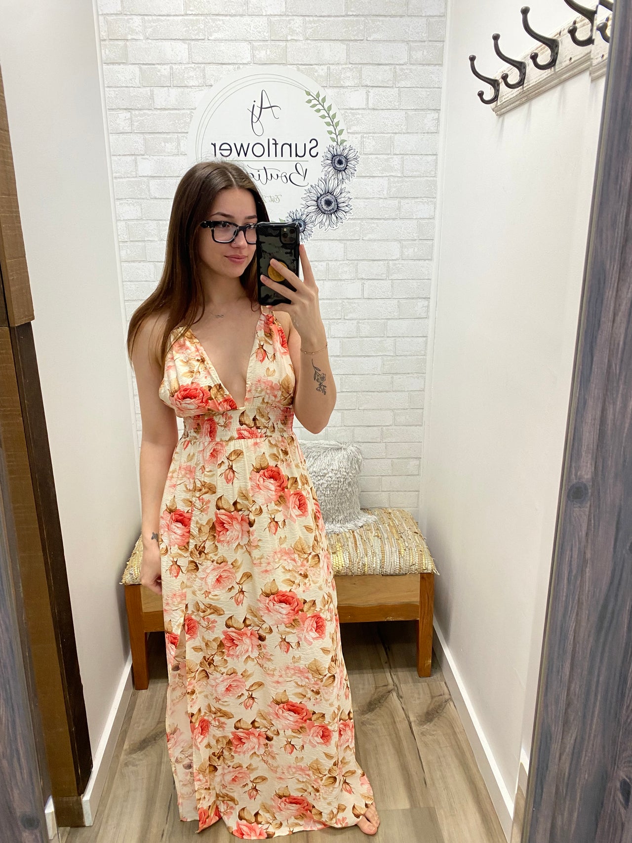 Blush Garden Party Maxi Dress