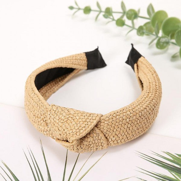 Rattan Wide Knot Headband