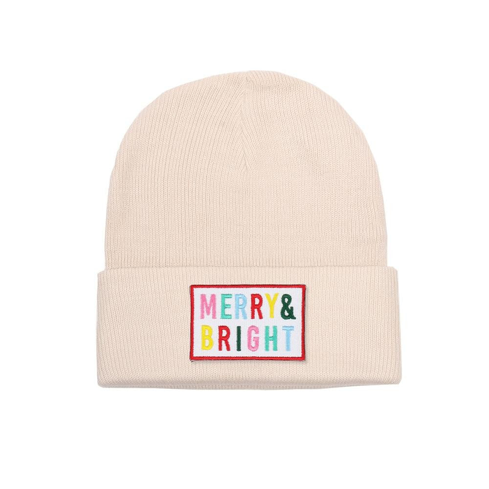 Merry & Bright Patch Beanie