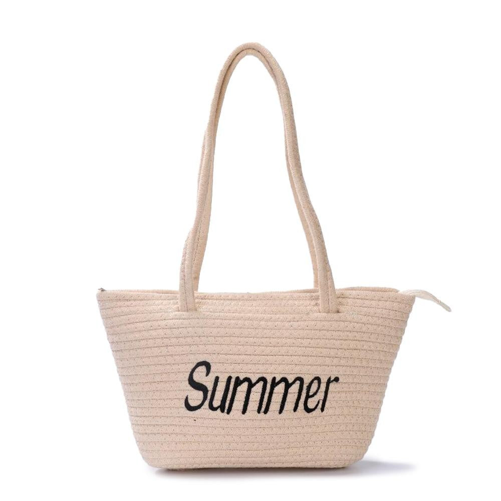 Here's to  'Summer' Tote Bag-Cream
