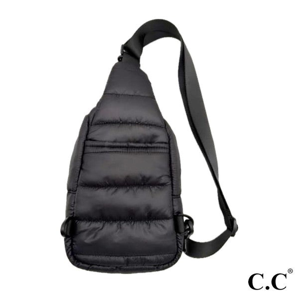 Puffer Padded Sling-Black