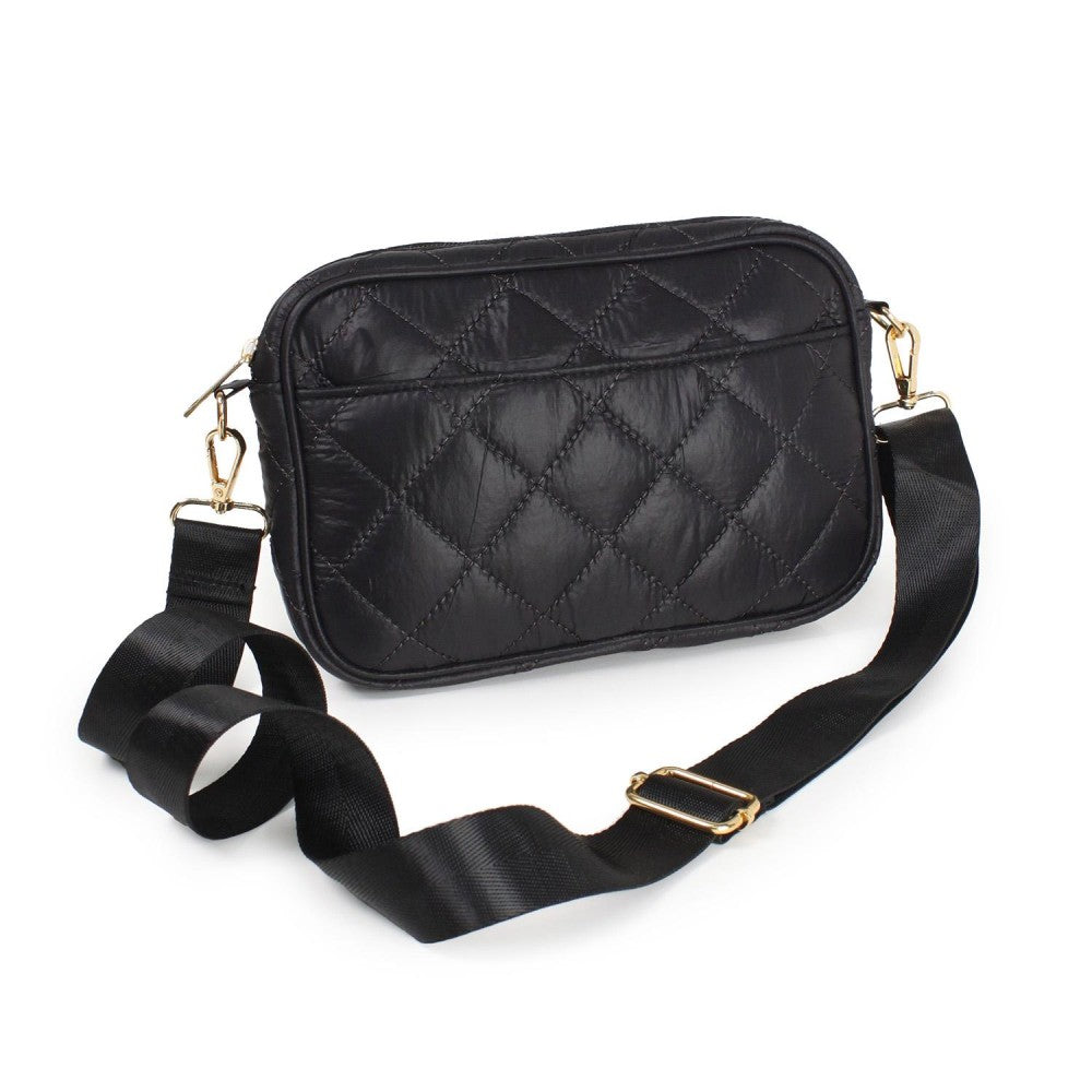 Quilted Crossbody Tote Bag