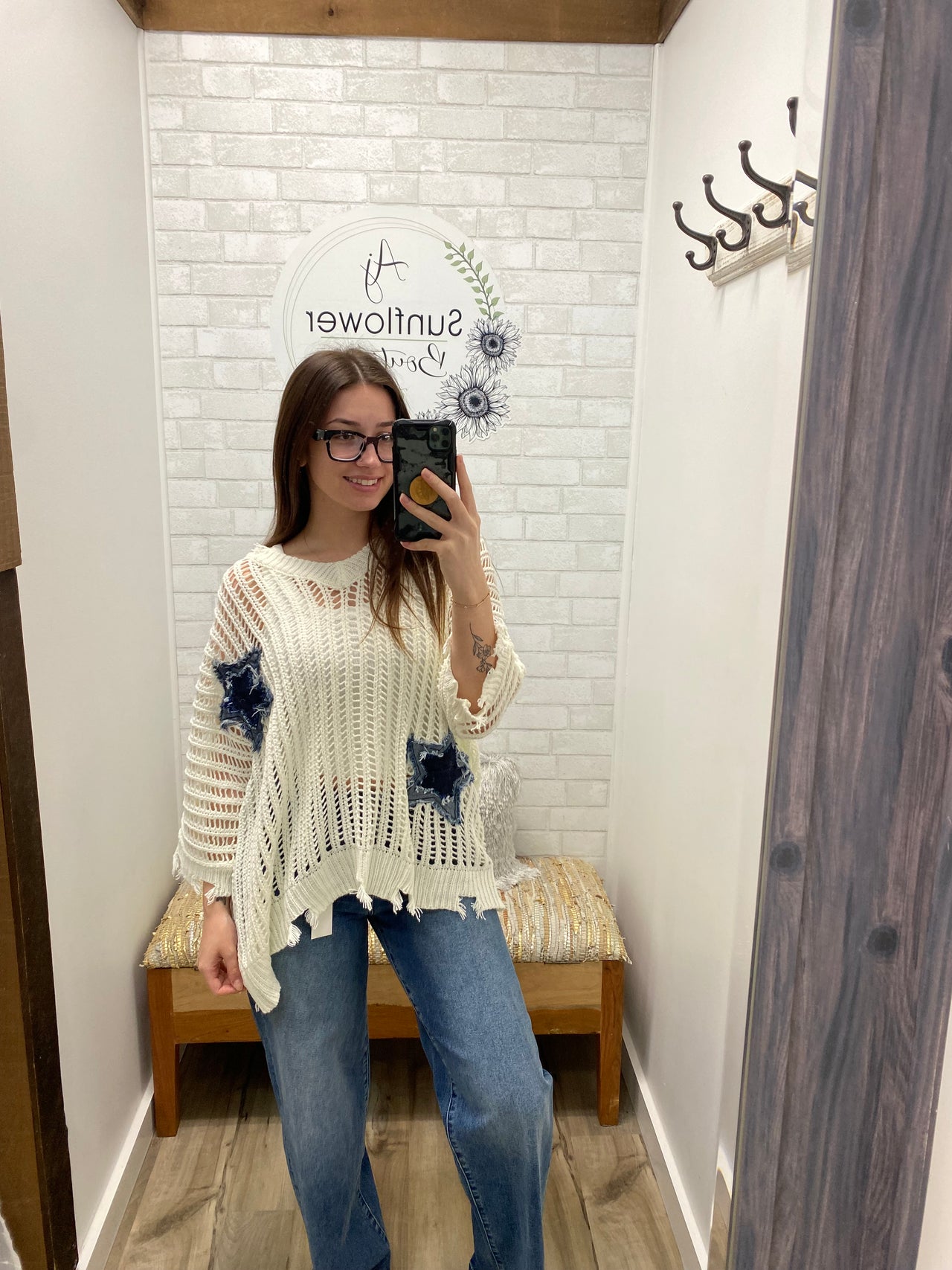 Montauk Star Stitch Sweater