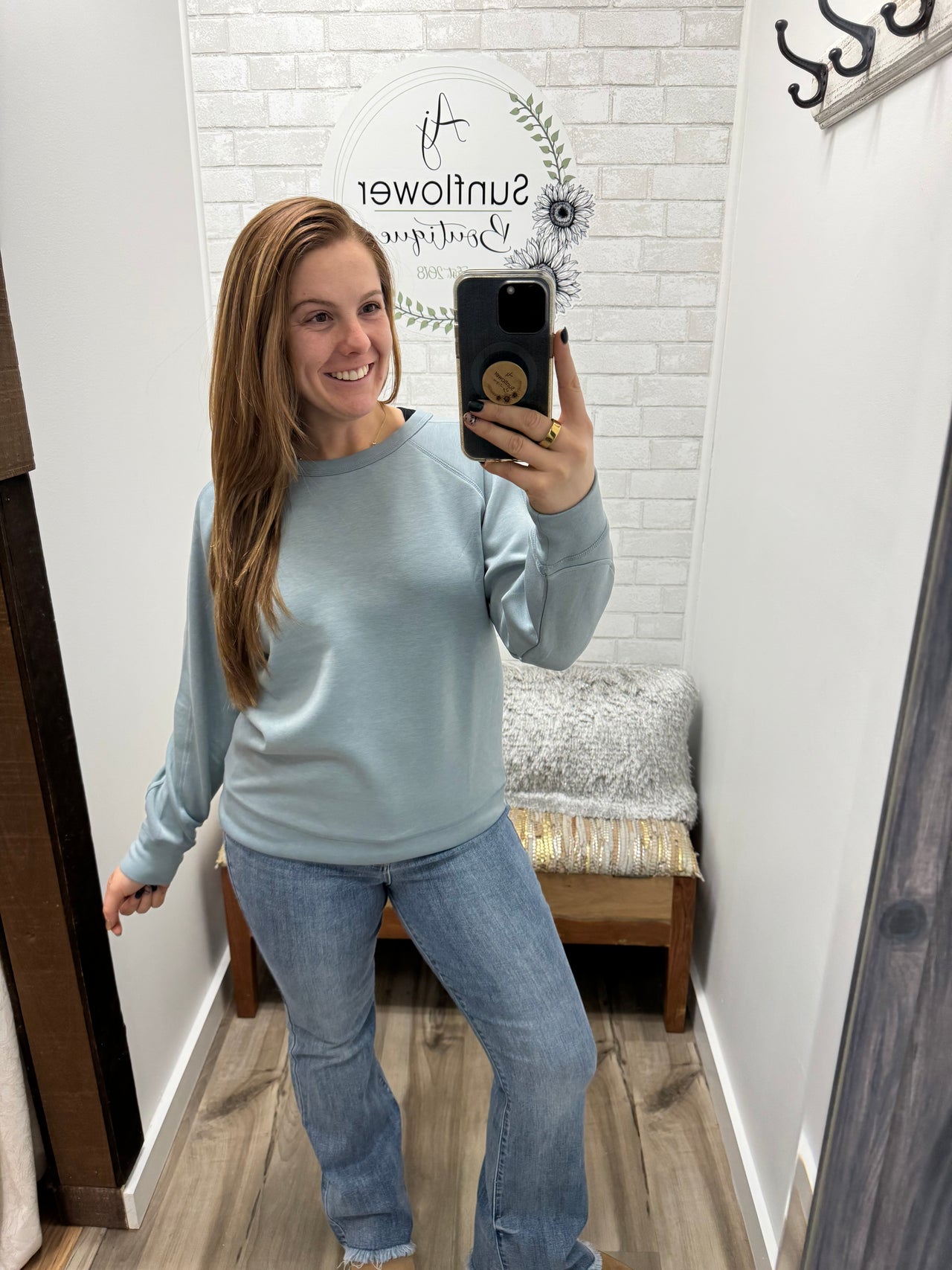 Cloud Nine Pullover -Baby Blue