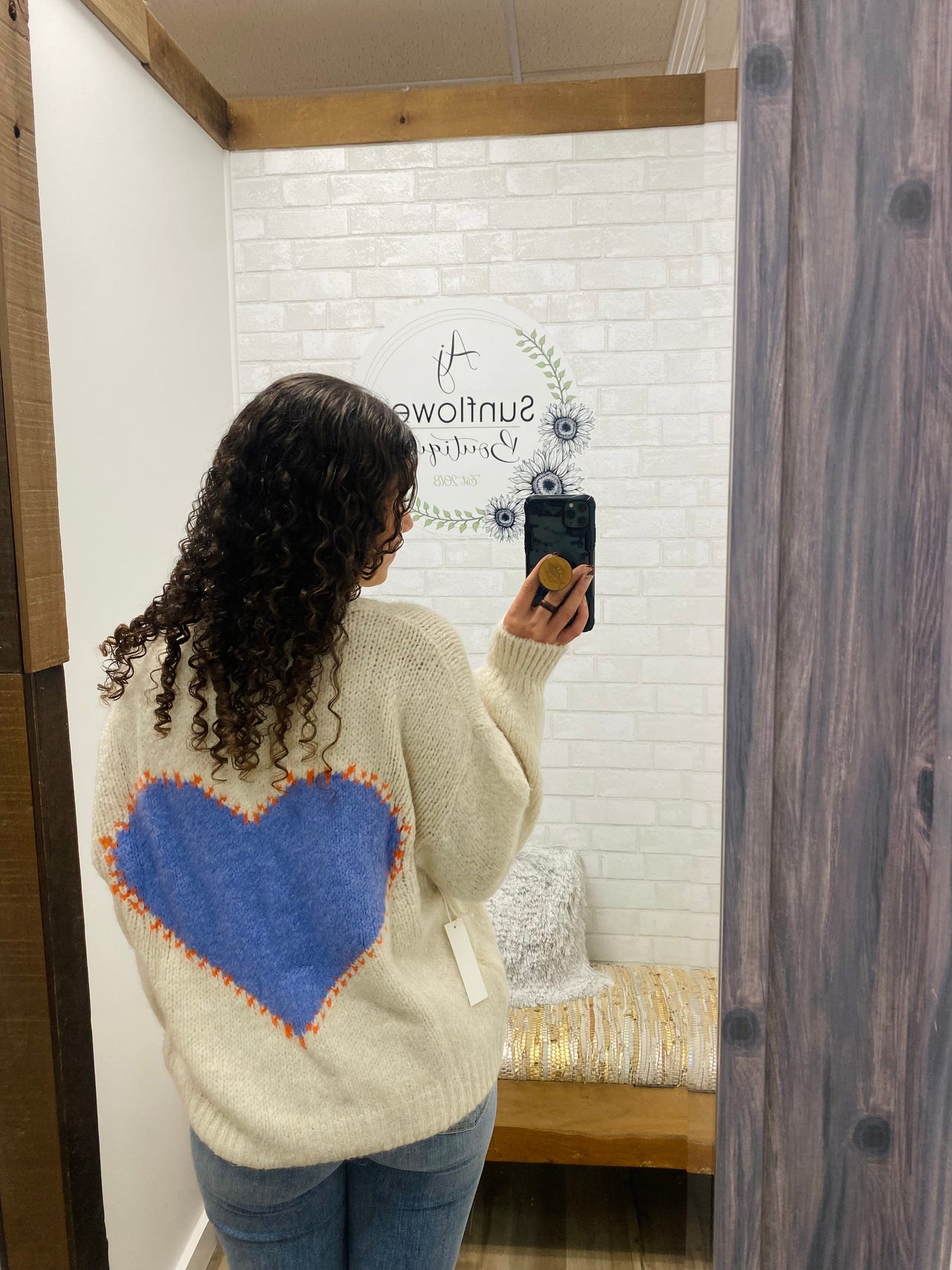 Snowfall Sweetheart Sweater