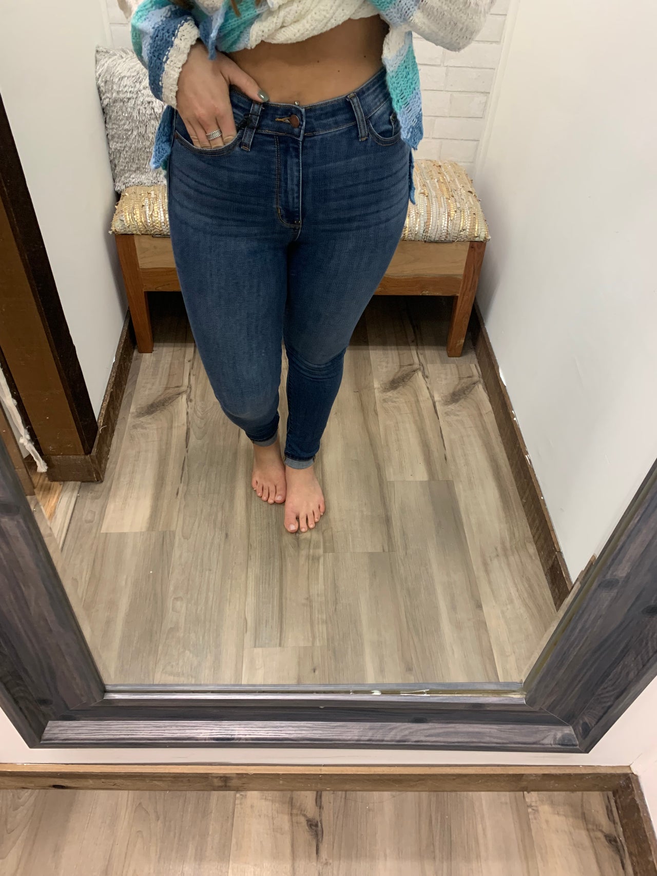 Sadie High Waist Skinny Judy Blue Jeans