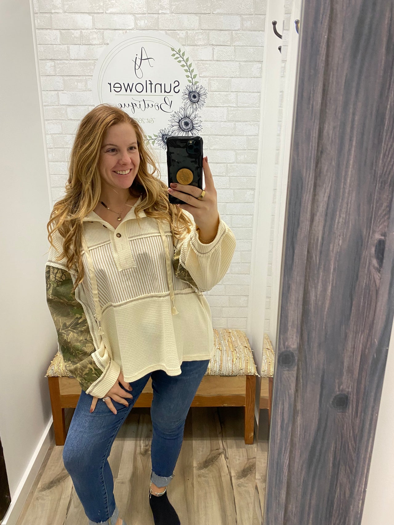 Northwoods Camo Henley