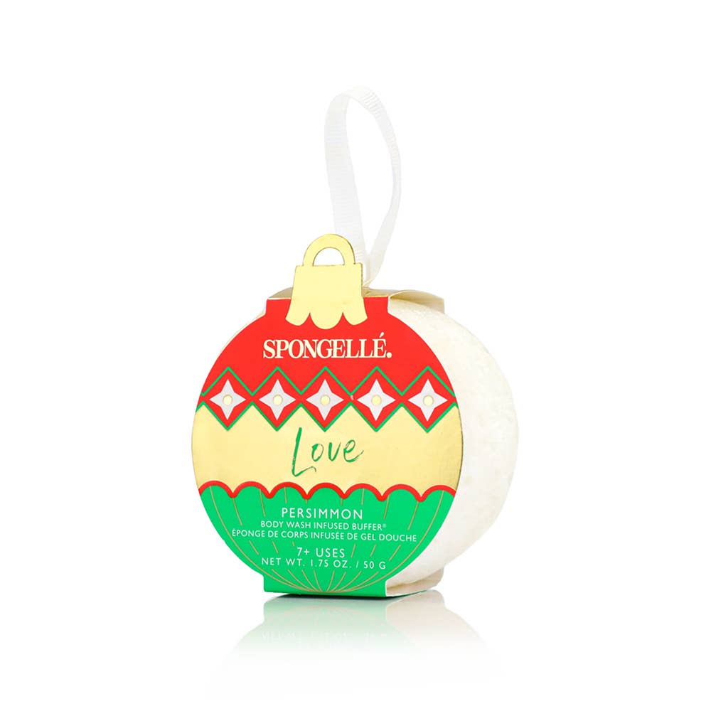 Holiday Ornament Buffer- Love-Persimmon