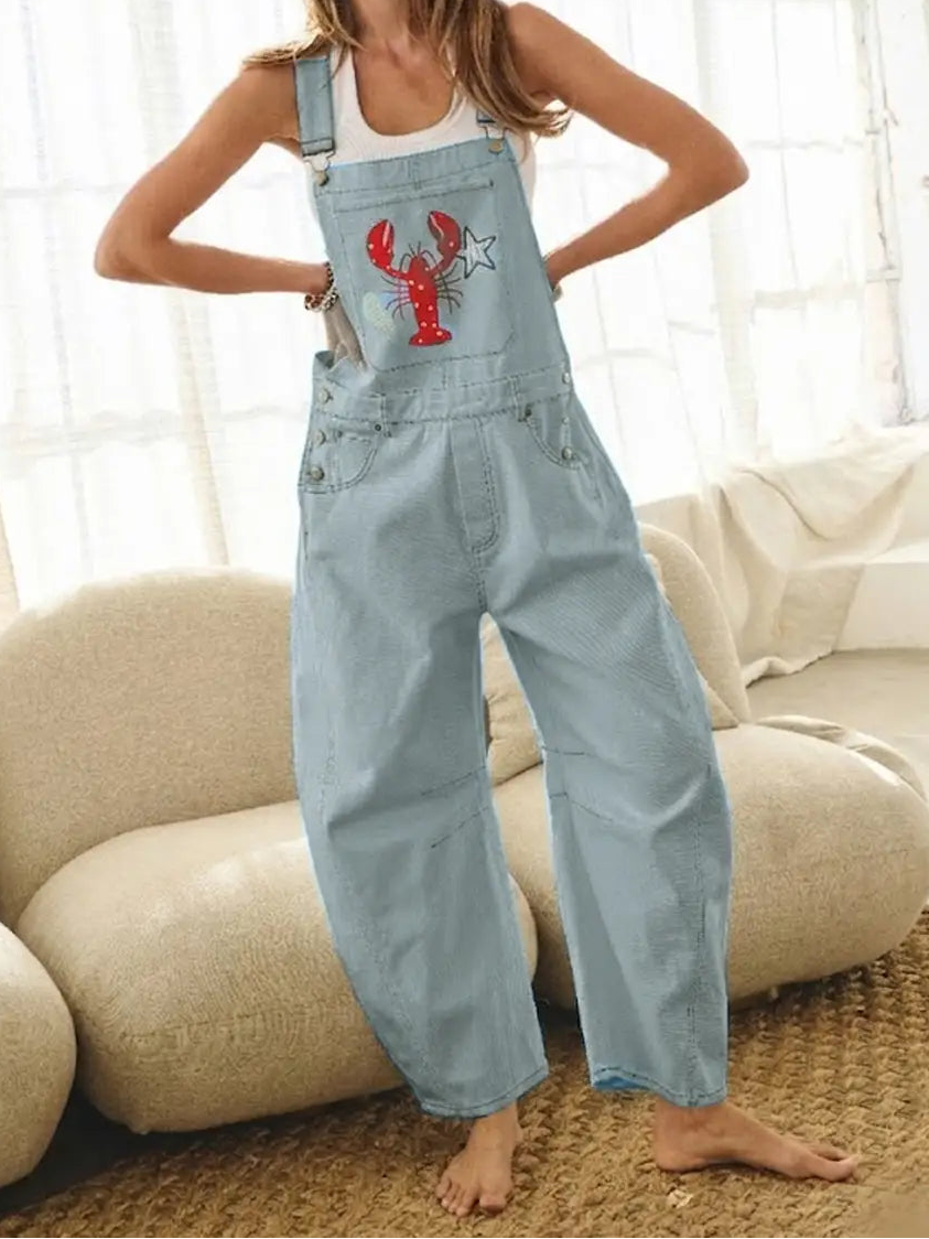 Catch of the Day Over Alls