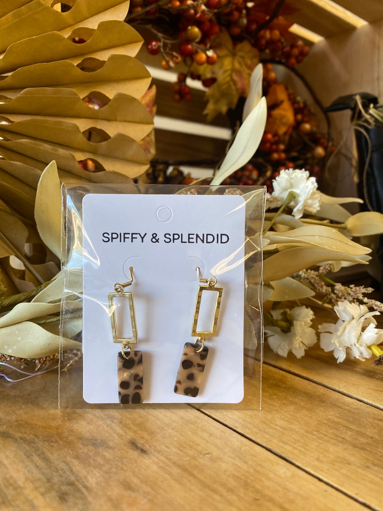 Raya Earrings - Cheetah