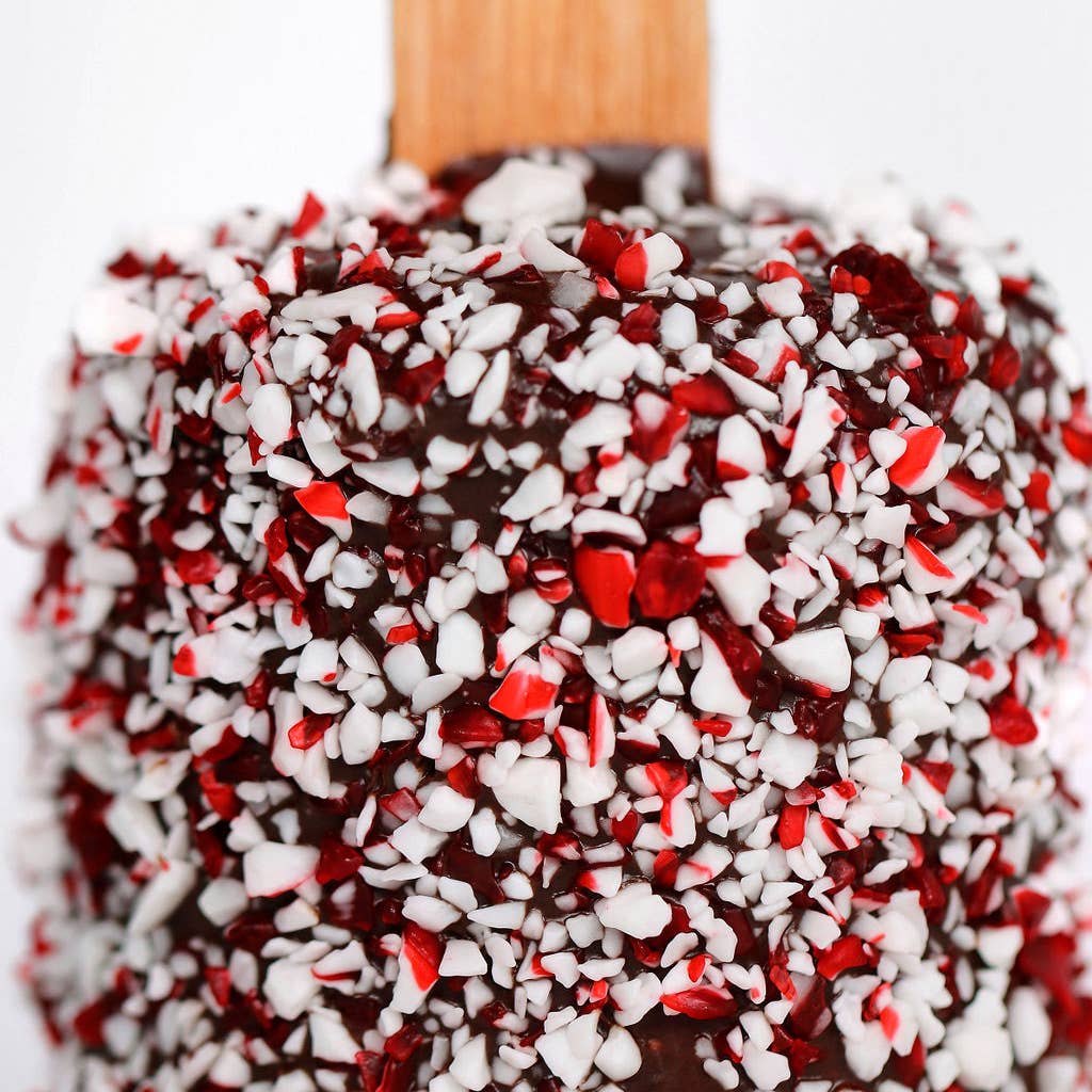 Chocolate Covered Candy Cane Marshmallow | Dark Chocolate