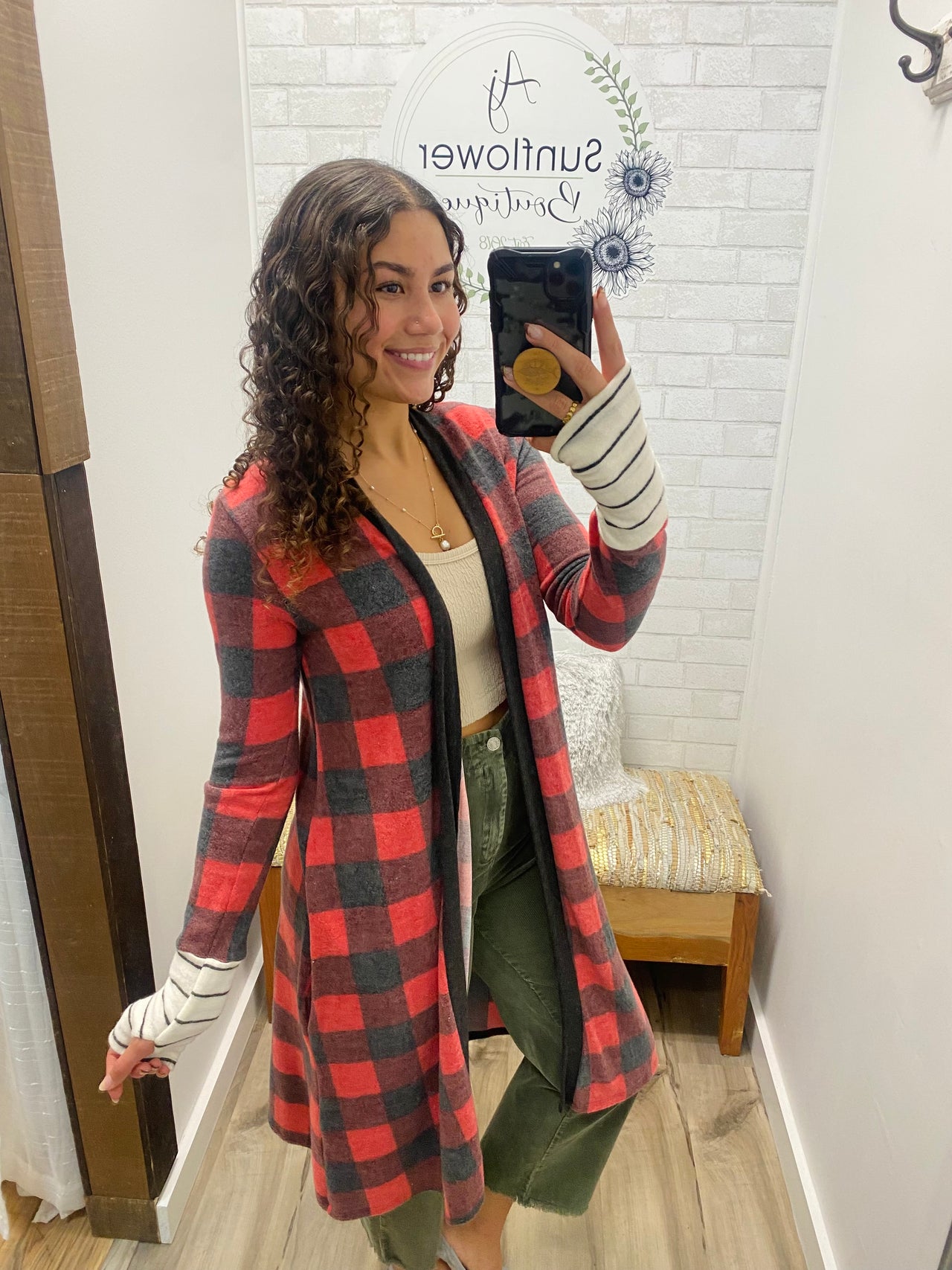Fireside Plaid Duster