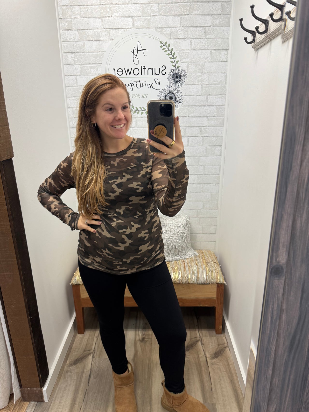 Winter Trail Camo Mesh Tee