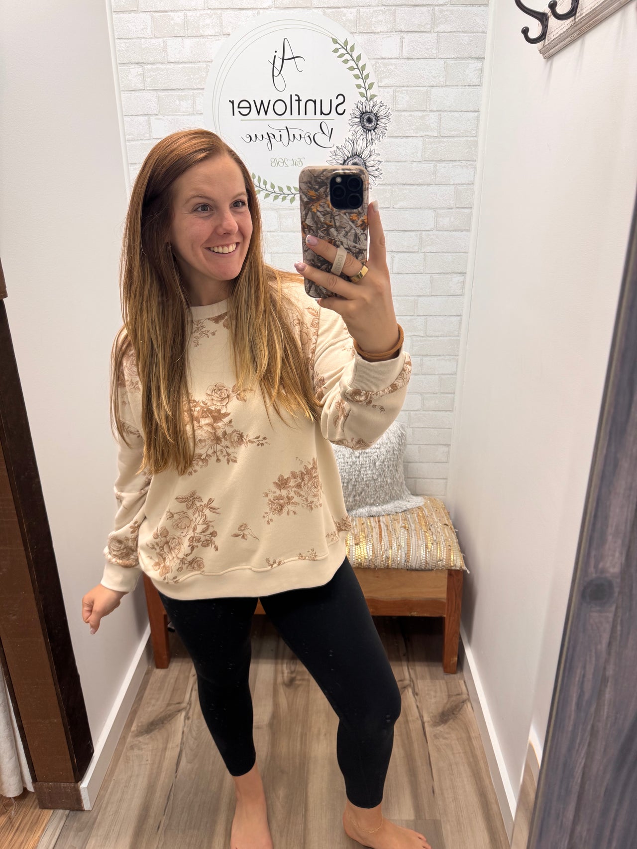 Vintage Bloom Pullover