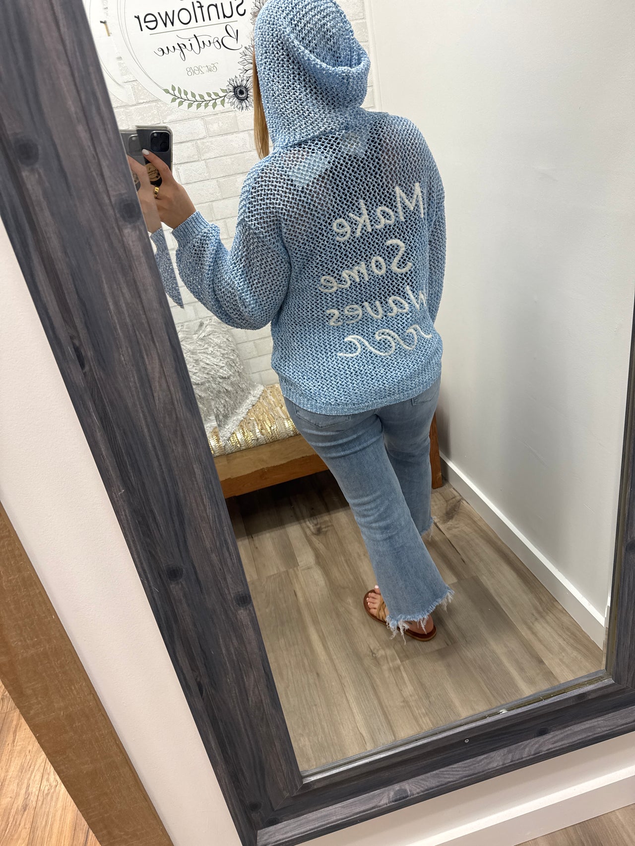 Make Some Waves Cover-up Sweater