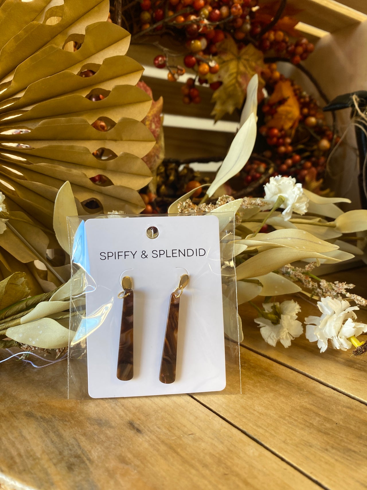 Blair Earrings - Coffee Shimmer