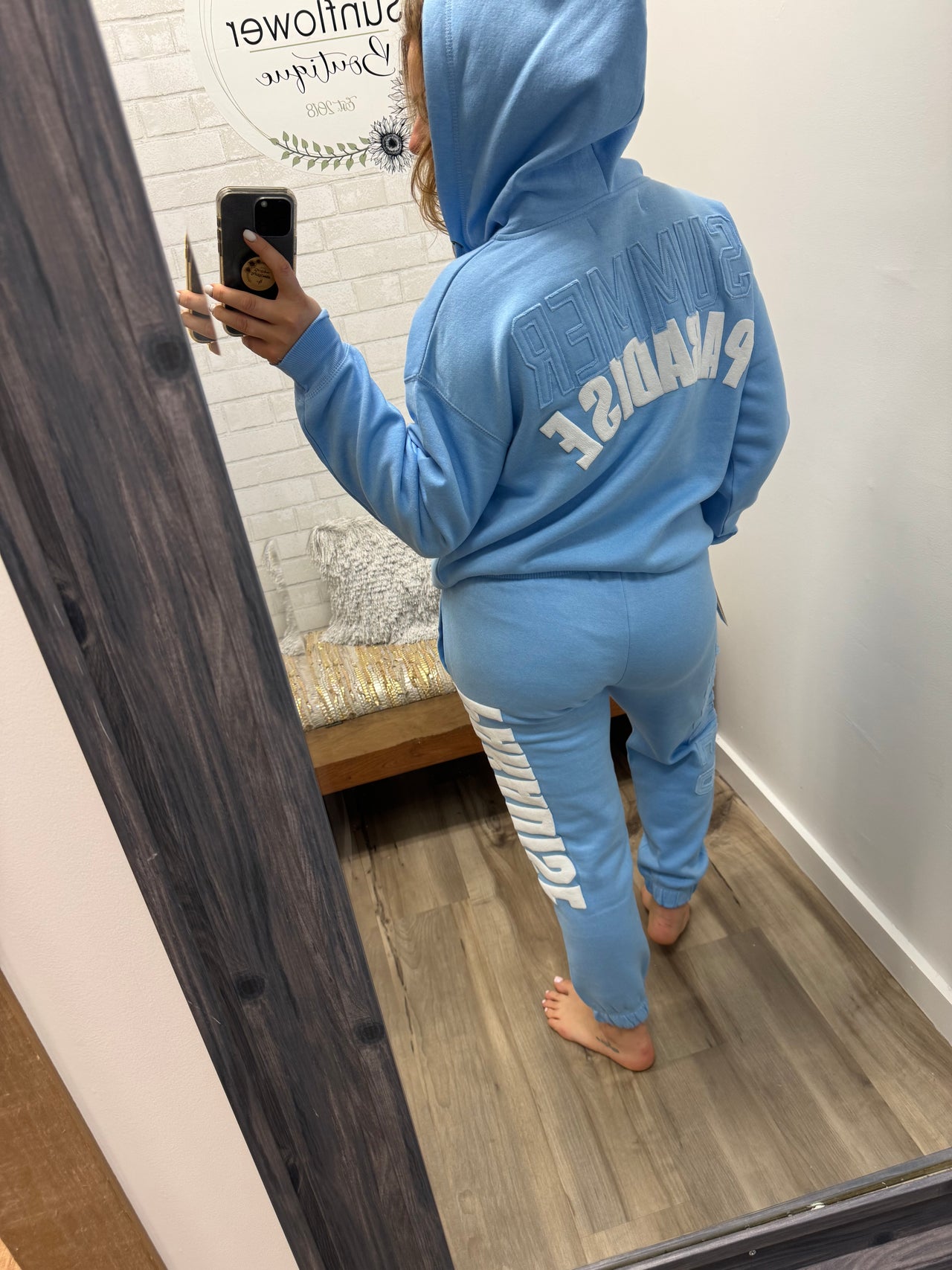 Summer in Paradise Zip-Up Hoodie