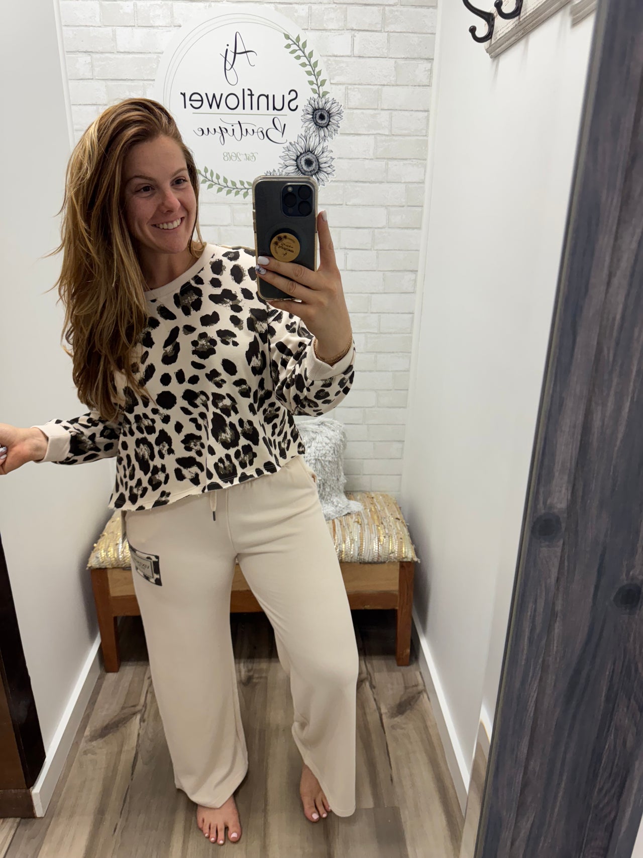 Shore Break Leopard Crew