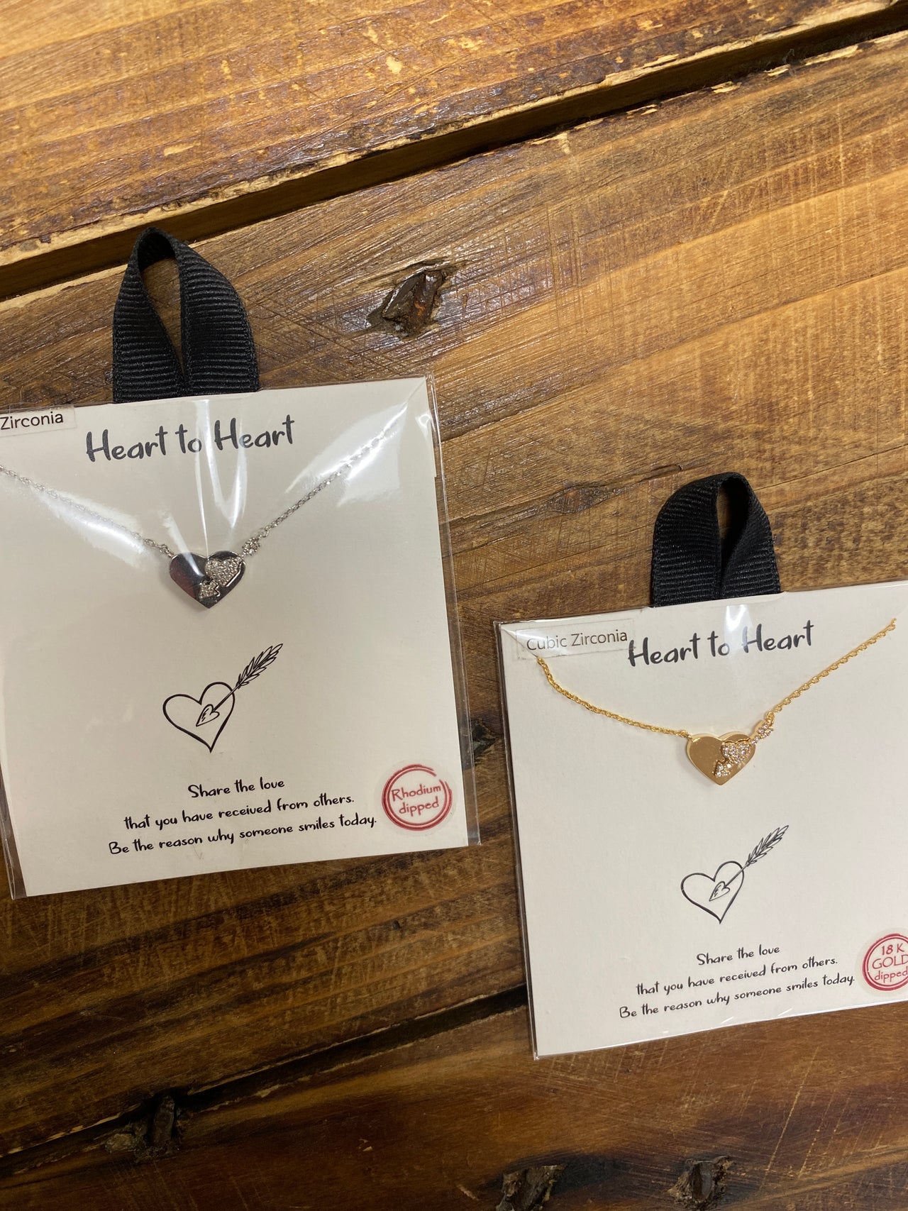 Heart to Heart - Short Chain Necklace